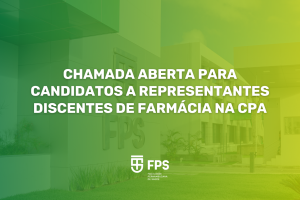 Chamada aberta para candidatos a representantes discentes de Farmácia na CPA Chamada aberta para candidatos a representantes discentes de Farmácia na CPA