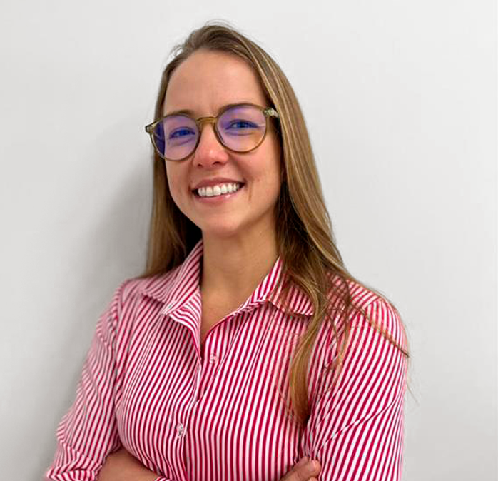 Cecília Prado, egressa de Fisioterapia da FPS