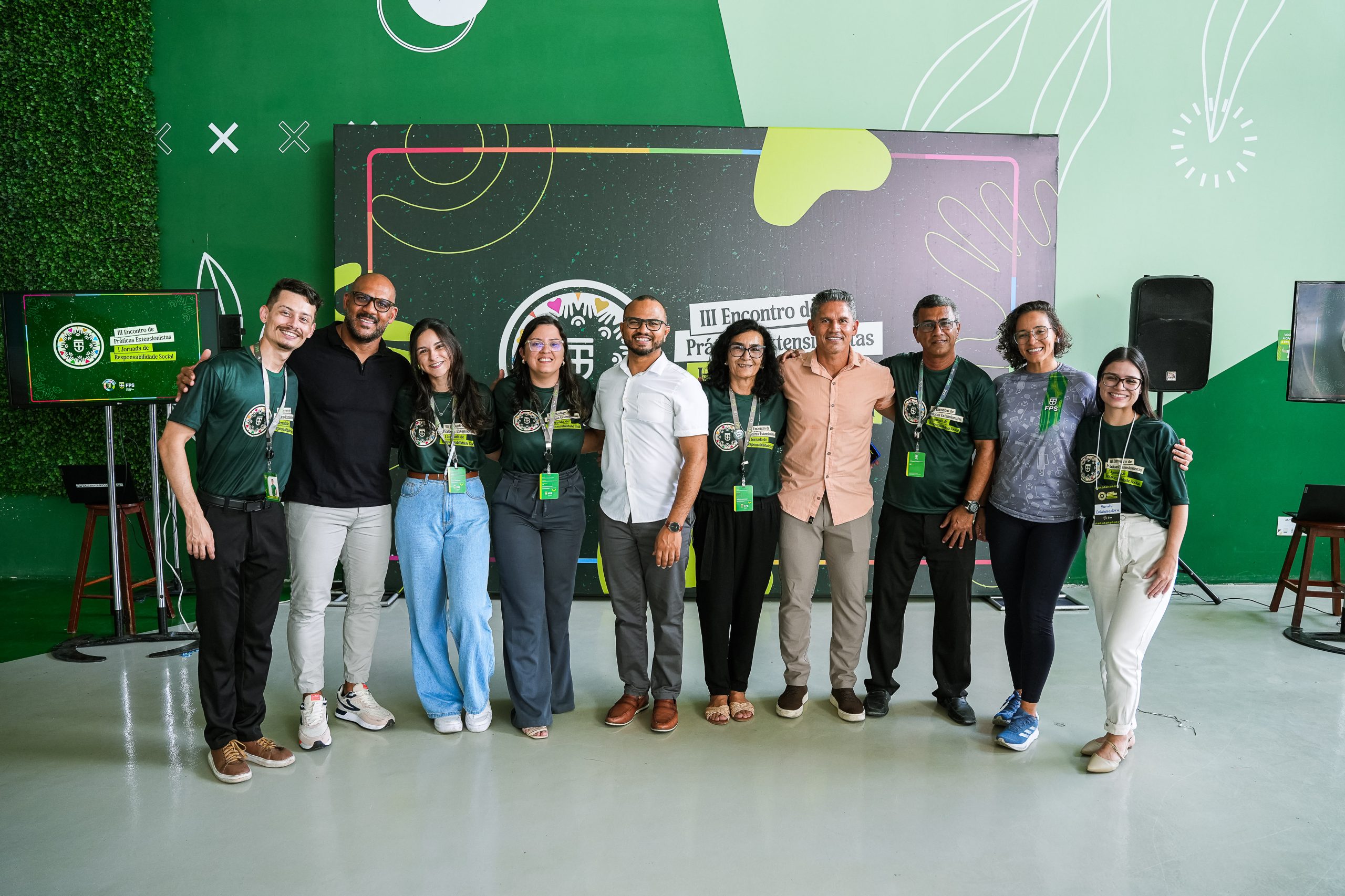 Pessoas em evento acadêmico